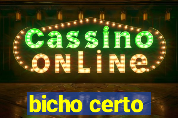 bicho certo